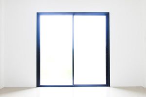 Glass sliding doors with maximum natural light through large windows